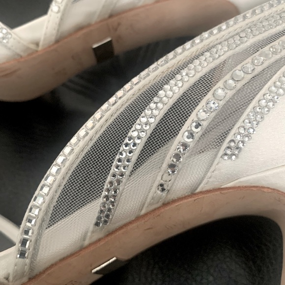 Badgley Mischka Rhinestone Heels - Picture 5 of 5